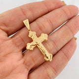 Dije Cruz Cristo 1.85g / 1 1/2 in Oro Amarillo 18K