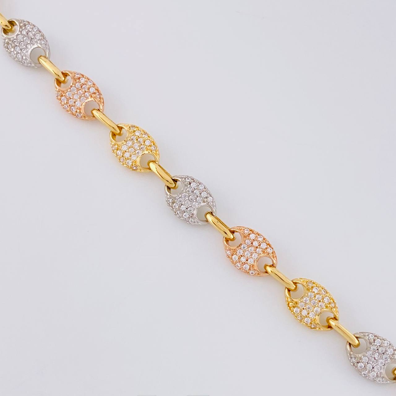 GC Chain 30g / 18 1/4 in / 7mm Three Golds 18K