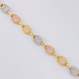 GC Chain 30g / 18 1/4 in / 7mm Three Golds 18K