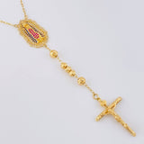 Rosario Virgen Guadalupe 16.05g / 22 3/4 in / 4.9mm Oro Amarillo 18K