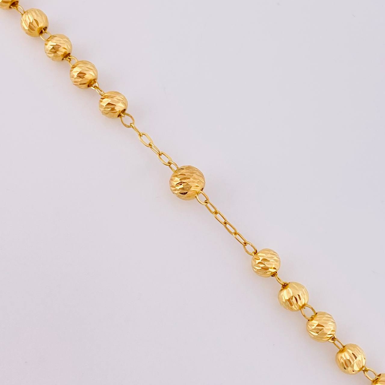 Rosario Virgen Guadalupe 16.05g / 22 3/4 in / 4.9mm Oro Amarillo 18K