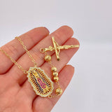 Rosario Virgen Guadalupe 16.05g / 22 3/4 in / 4.9mm Oro Amarillo 18K