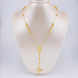 Rosary Miraculous Virgin 10.85g / 20 1/2 in / 4mm Yellow Gold 18K
