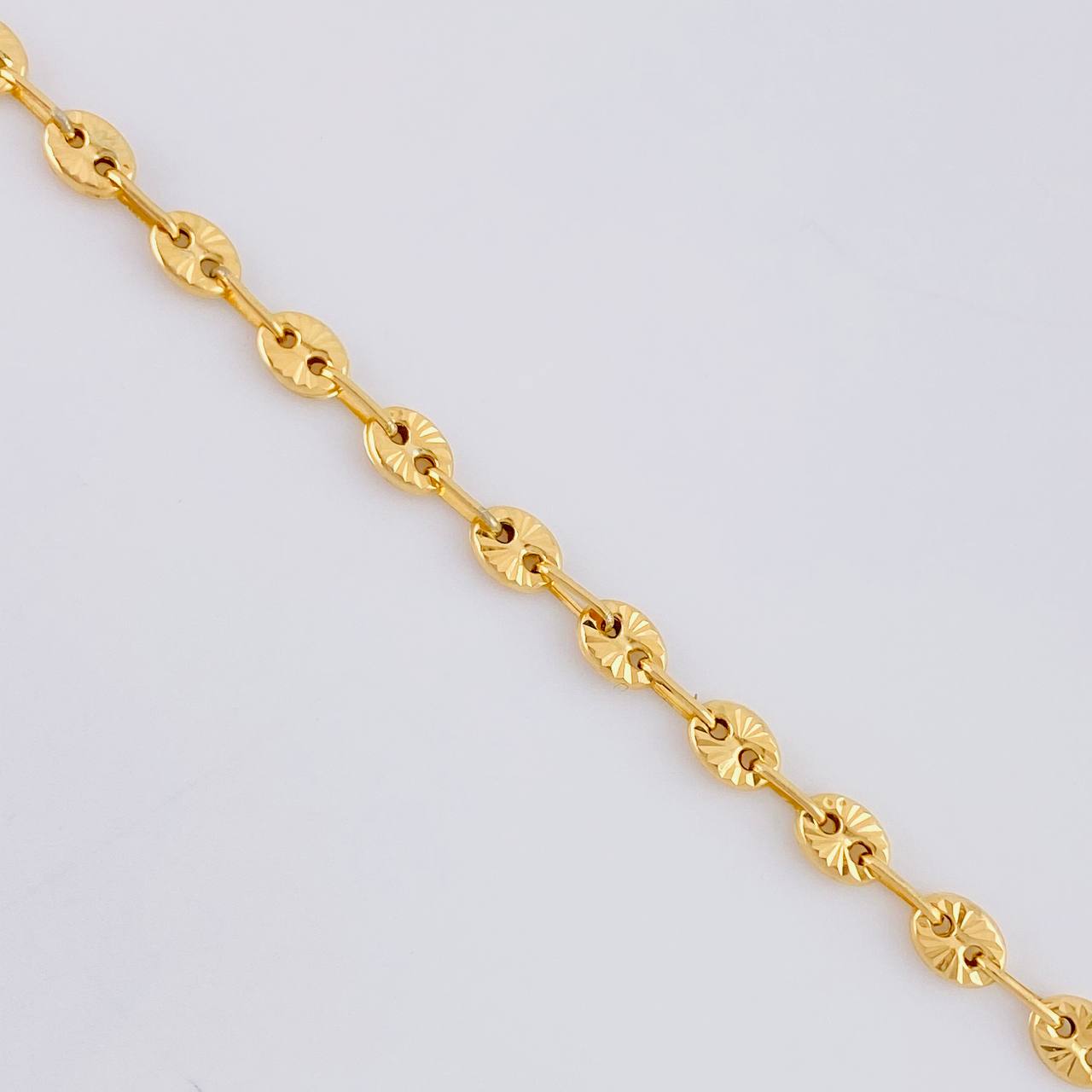 Tobillera GC Diamantado 3.5g / 9 1/4 in / 4mm Oro Amarillo 18K