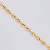 Tobillera GC Diamantado 3.5g / 9 1/4 in / 4mm Oro Amarillo 18K