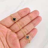 Pulso Rolo Trebol 2.85g / 7 in / 1.4mm Oro Amarillo 18K