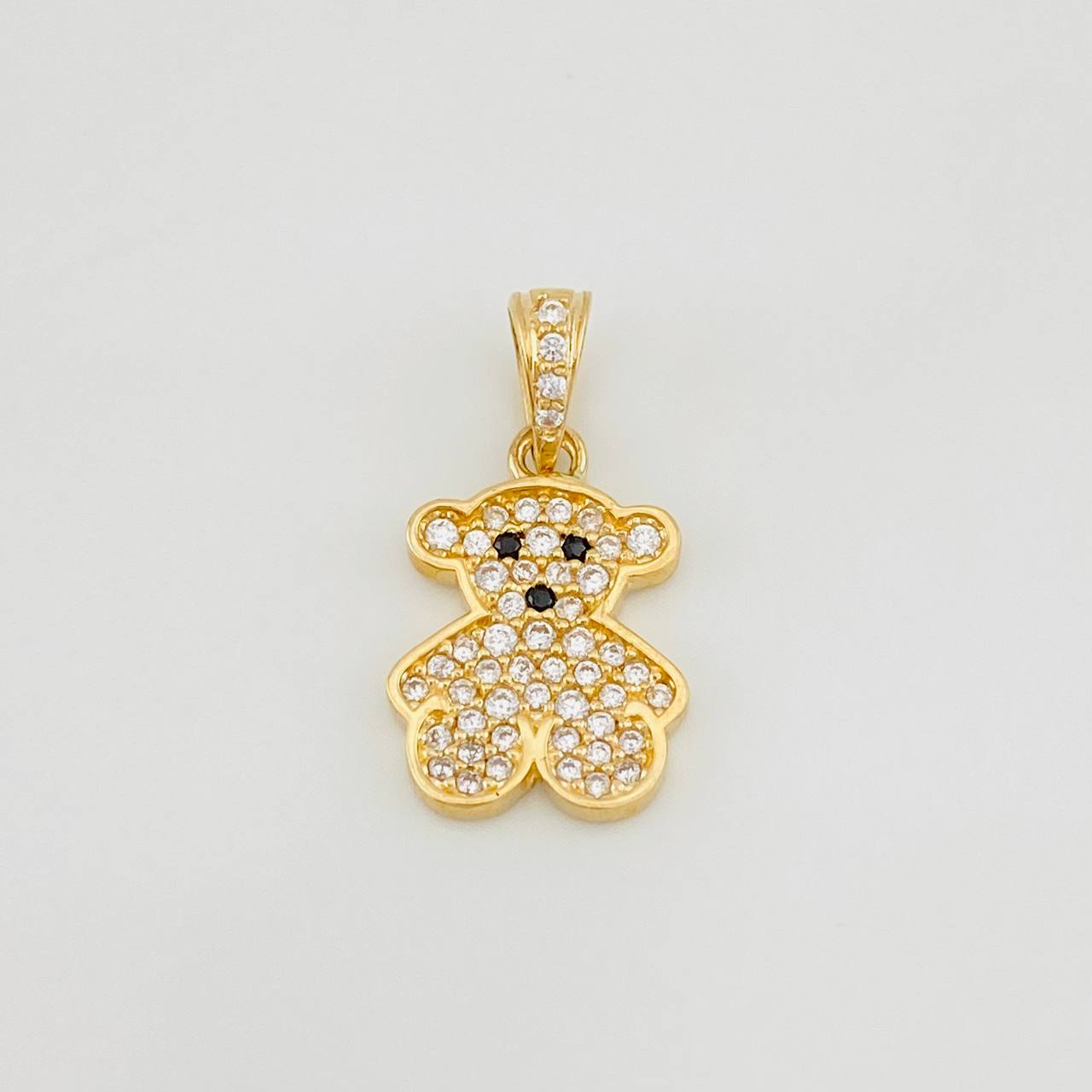 Pendant Bear Dense 1.65g / 3/4 in Yellow Gold 18K