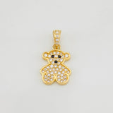 Pendant Bear Dense 1.65g / 3/4 in Yellow Gold 18K
