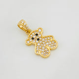 Dije Oso Ts 1.6g / 3/4 in Oro Amarillo 18K