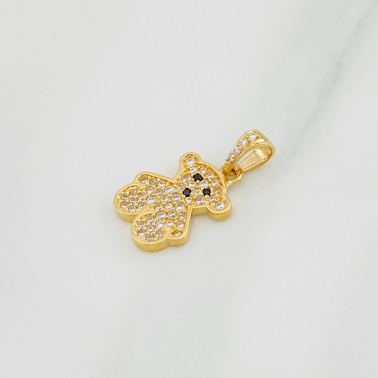 Pendant Bear Dense 1.65g / 3/4 in Yellow Gold 18K