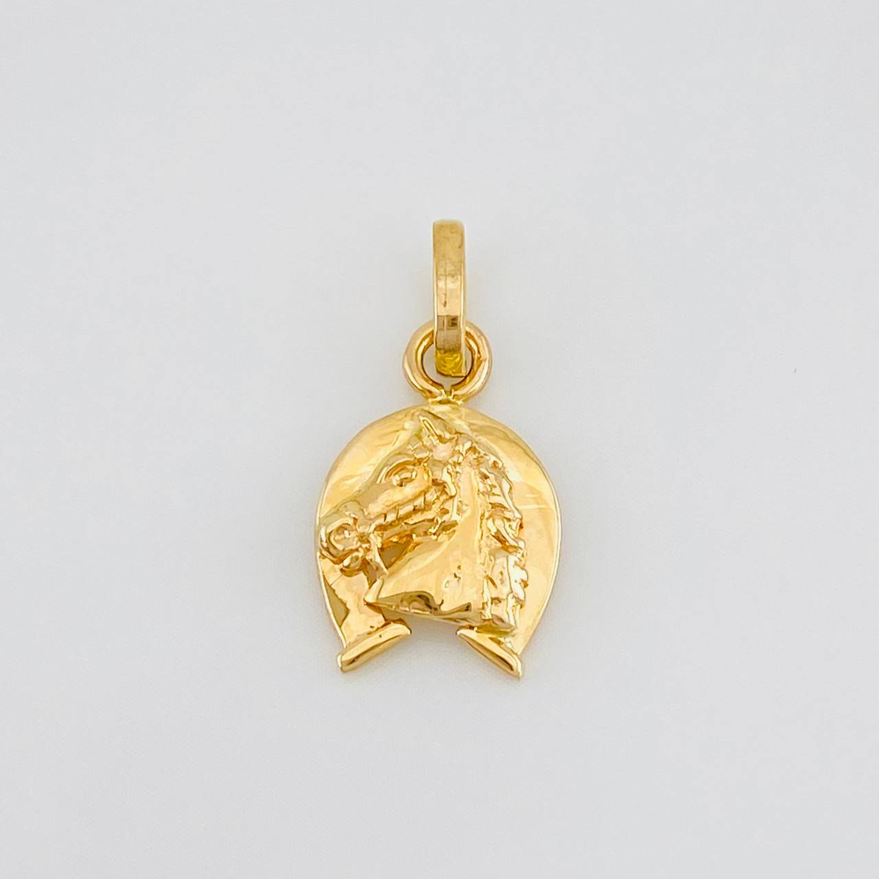 Dije Herradura Caballo 0.95g / 1 in Oro Amarillo 18K