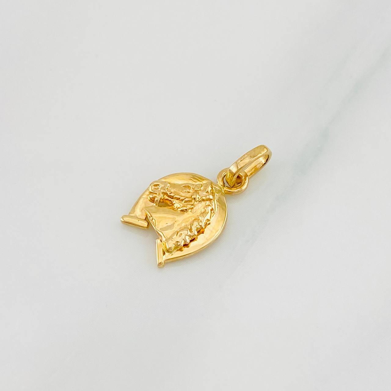 Dije Herradura Caballo 0.95g / 1 in Oro Amarillo 18K
