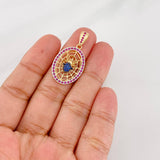 Dije Araña 3.4g / 1 1/4 in Tres Oros 18K