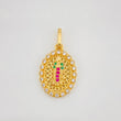 Pendant Virgin of Guadalupe 2g / 3/4 in Yellow Gold 18K