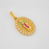 Pendant Virgin of Guadalupe 2g / 3/4 in Yellow Gold 18K