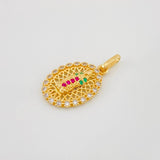 Pendant Virgin of Guadalupe 2g / 3/4 in Yellow Gold 18K