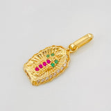 Pendant Virgin of Guadalupe 1.35g / 3/4 in Yellow Gold 18K