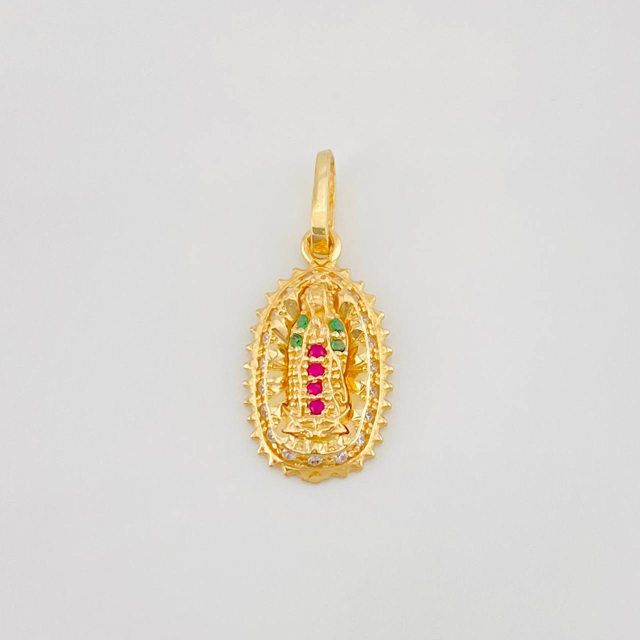 Pendant Virgin of Guadalupe 1.5g / 3/4 in Yellow Gold 18K