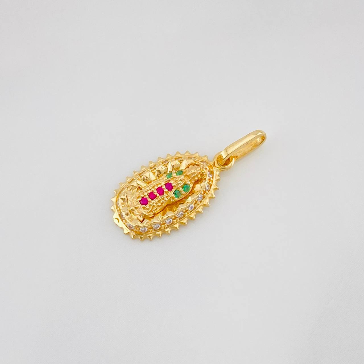Pendant Virgin of Guadalupe 1.5g / 3/4 in Yellow Gold 18K