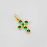 Dije Cruz Tupida 1.65g / 1 in Oro Amarillo 18K