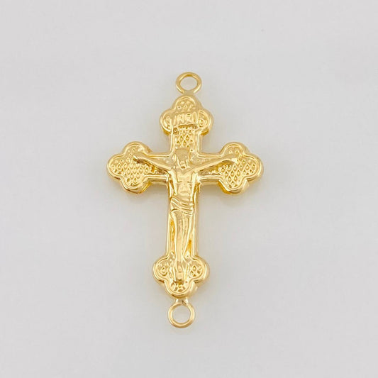 Herraje Cruz Cristo 1g / 1 in Oro Amarillo 18K