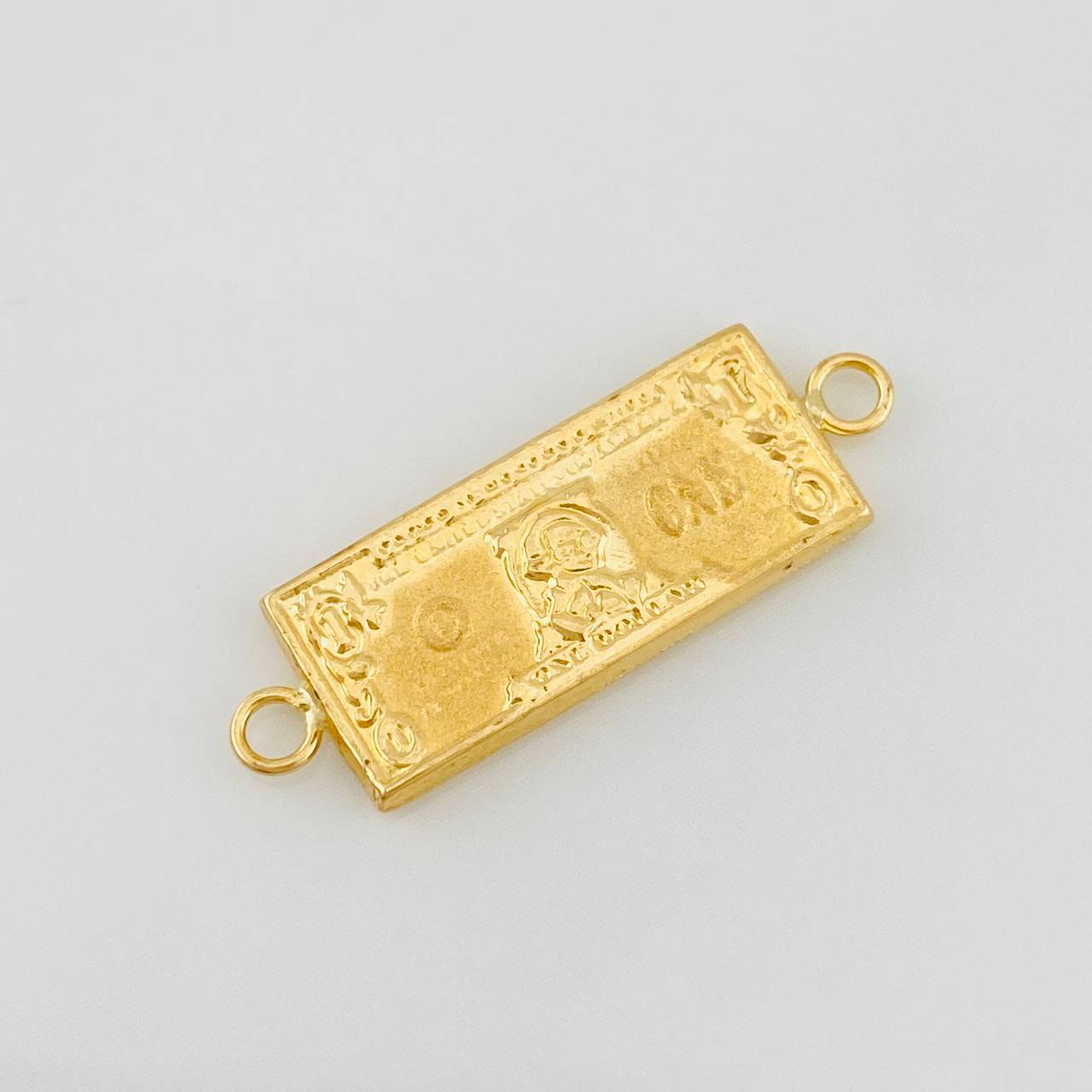 Herraje One Dolar 0.75g / 3/4 in Oro Amarillo 18K
