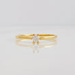 Solitaire Ring 1.25g / T4 1/2 Yellow Gold 18K