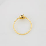 Anillo Halo Circulo 1.55g / T7 Oro Amarillo 18K