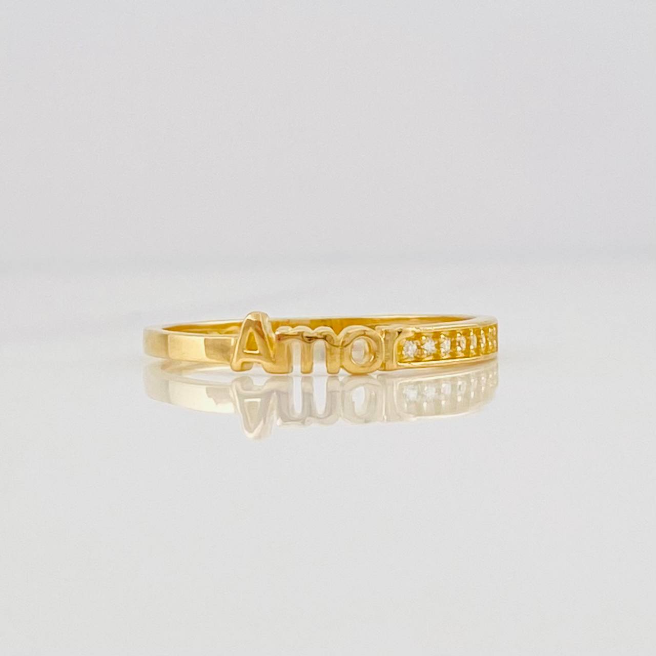 Carril Amor Ring 1.35g / T7 Yellow Gold 18K