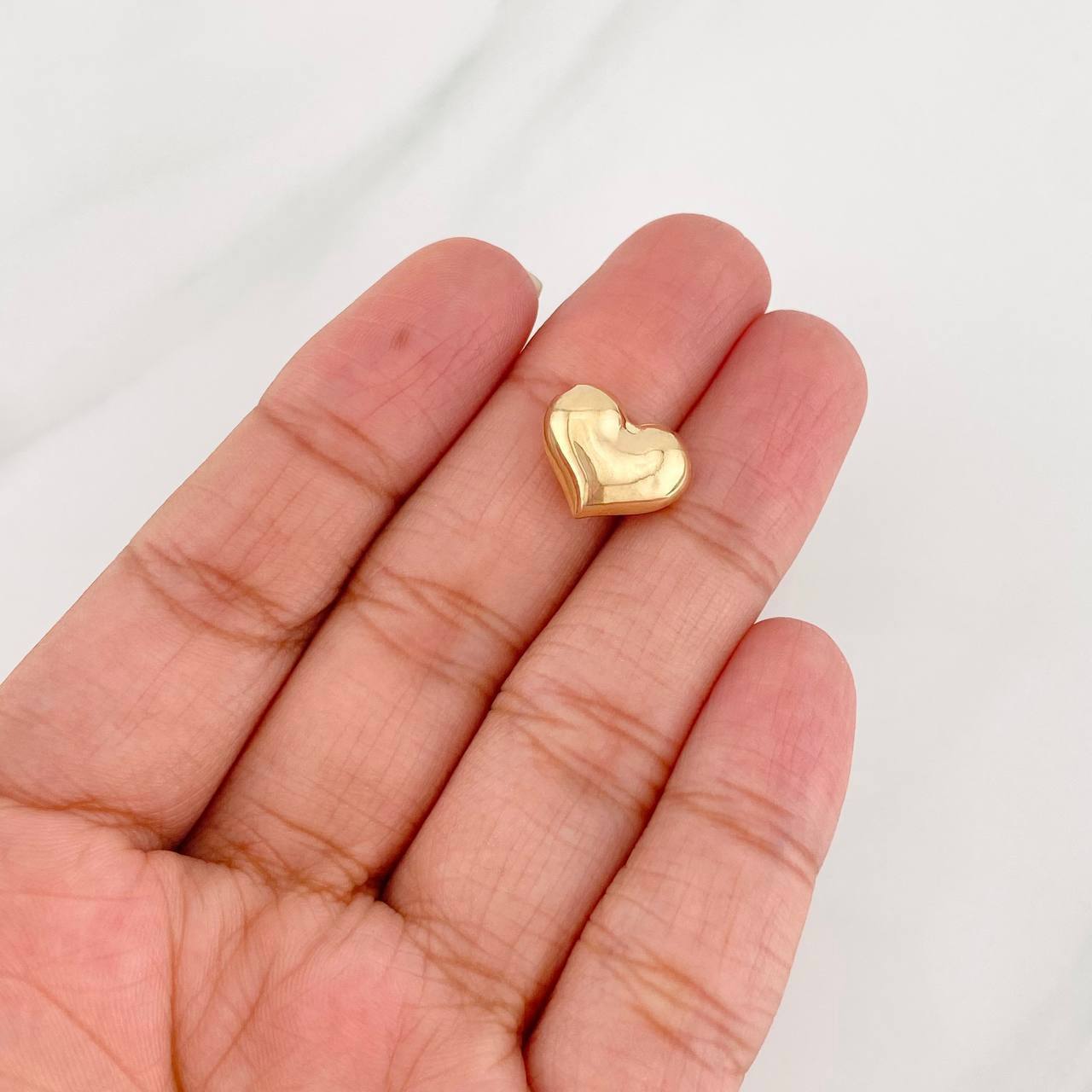 Herraje Corazon 0.55g / 1/2 in Oro Amarillo 18K