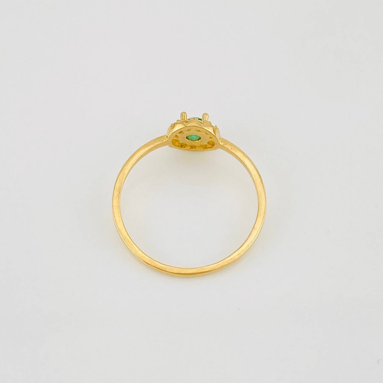 Halo Ring 1.4g / T6 1/2 Yellow Gold 18K