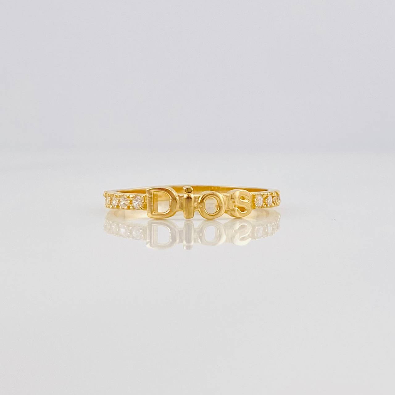 Dios Ring 1.35g / T7 1/2 Yellow Gold 18K