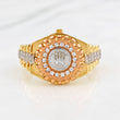 Anillo Correa Corona 6.15g / T10 1/2 Tres Oros 18K