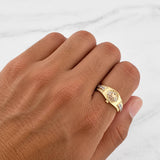 Anillo Correa Corona 4.45g / T7 Tres Oros 18K