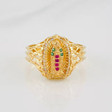 Virgin of Guadalupe Ring 3.5g / T6 3/4 Yellow Gold 18K