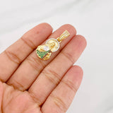 Dije San Judas 4.1g / 1 1/4 in Tres Oros 18K