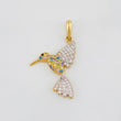 Dije Colibrí 1.95g / 1 1/4 in Dos Oros Amarillo Blanco 18K