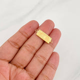 Herraje One Dolar 0.8g / 1 in Oro Amarillo 18K