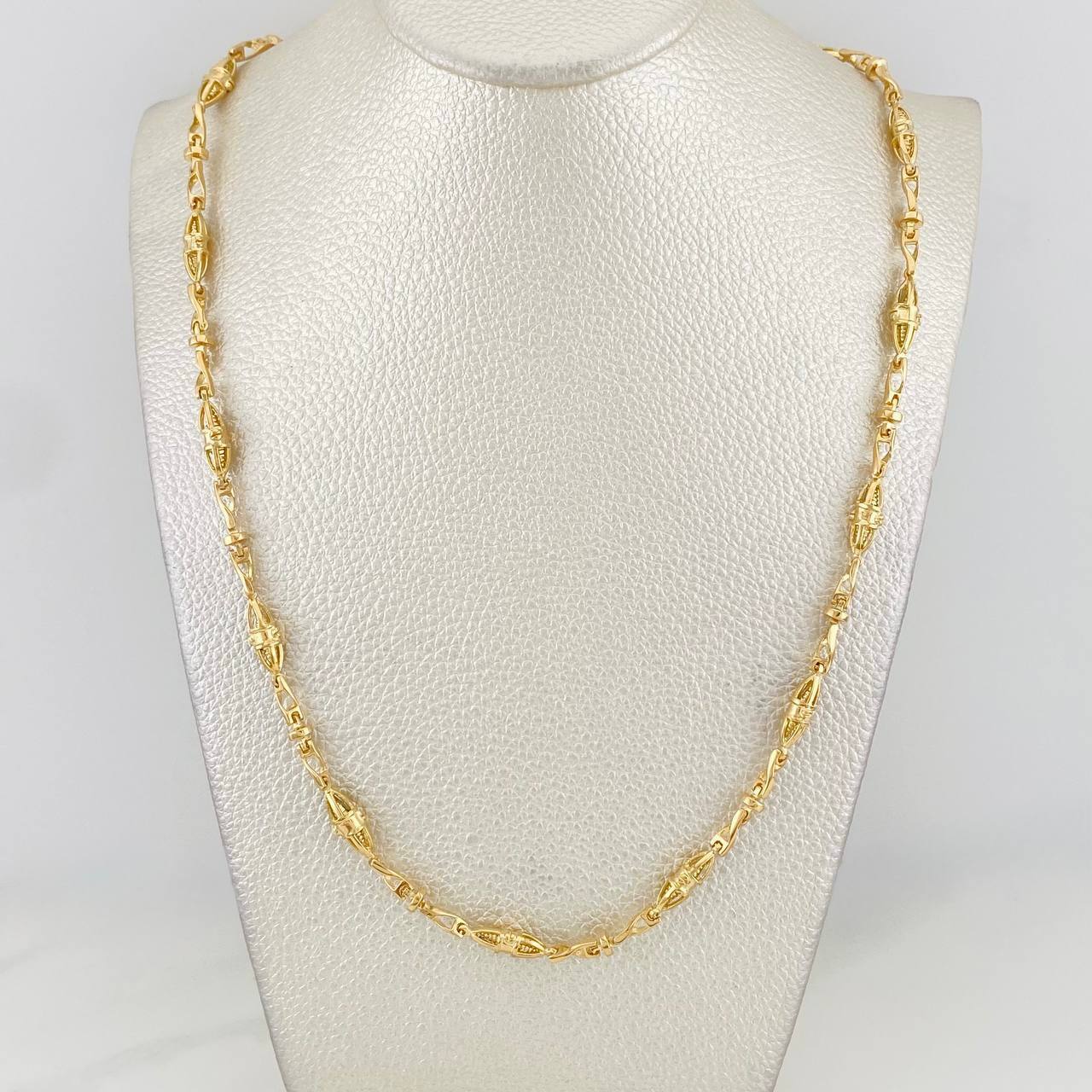 Cadena Rustica Dubai 37.25g / 24 in / 3.65mm Oro Amarillo 18K