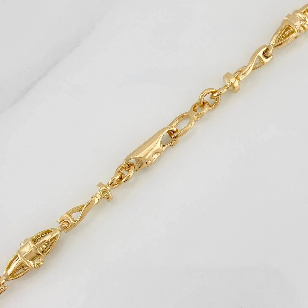 Cadena Rustica Dubái 37.6g / 24 in / 4mm Oro Amarillo 18K