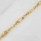 Cadena Rustica Dubái 37.6g / 24 in / 4mm Oro Amarillo 18K
