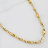 Cadena Rustica Dubái 37.6g / 24 in / 4mm Oro Amarillo 18K