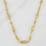 Cadena Rustica Dubai 37.25g / 24 in / 3.65mm Oro Amarillo 18K