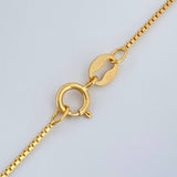 Set Cadena y Dije Veneciana + Ancla 1.4gr / 0.6mm Oro Amarillo 18K &