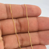Venetian Chain and Pendant Set + Tres Gracias 1.45gr / 0.5mm Yellow Gold 18K &