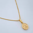 Set Cadena y Dije Veneciana + Jesus Misericordia 2.1gr / 0.6mm Oro Amarillo 18K &