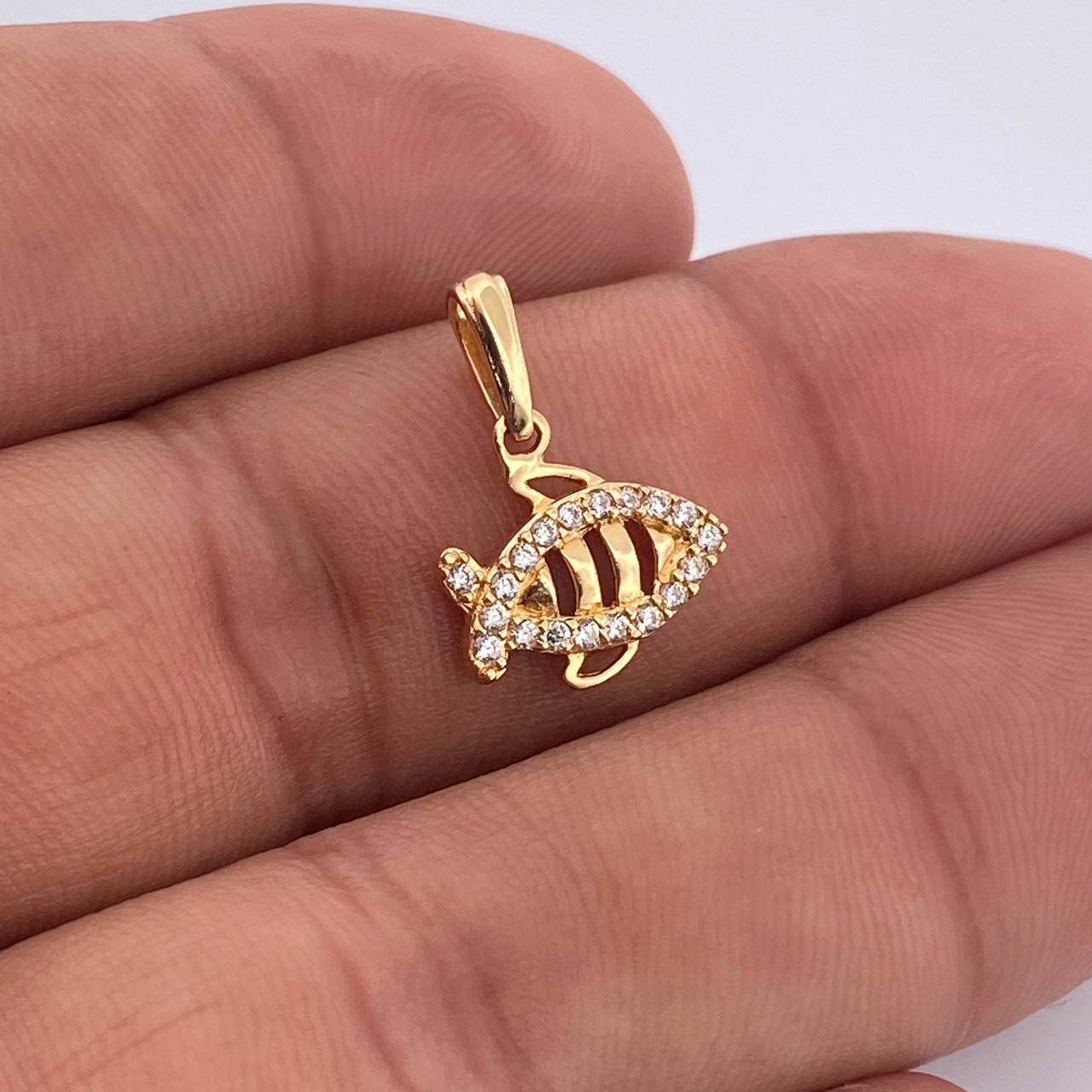 Dije Pez 1gr / 3/4 in / Oro Amarillo 18K &