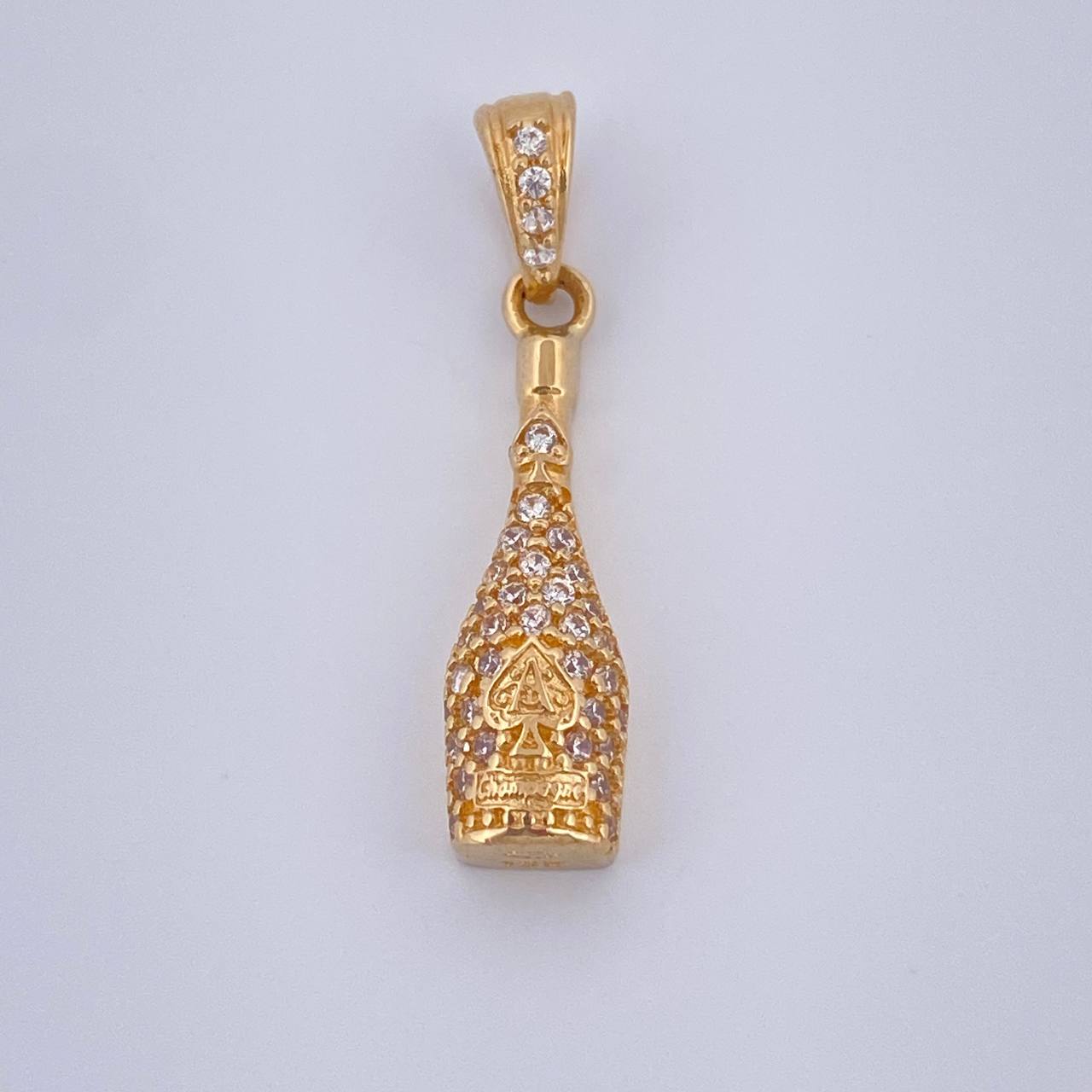 Pendant Bottle 1.45gr / 1in / 18K Gold