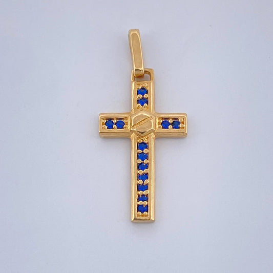 Dije Cruz Tornillo 1gr / 3/4 in / Oro Amarillo 18K &