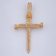 Dije Cruz Clavo 4gr / 1 3/4 in / Oro Amarillo 18K &